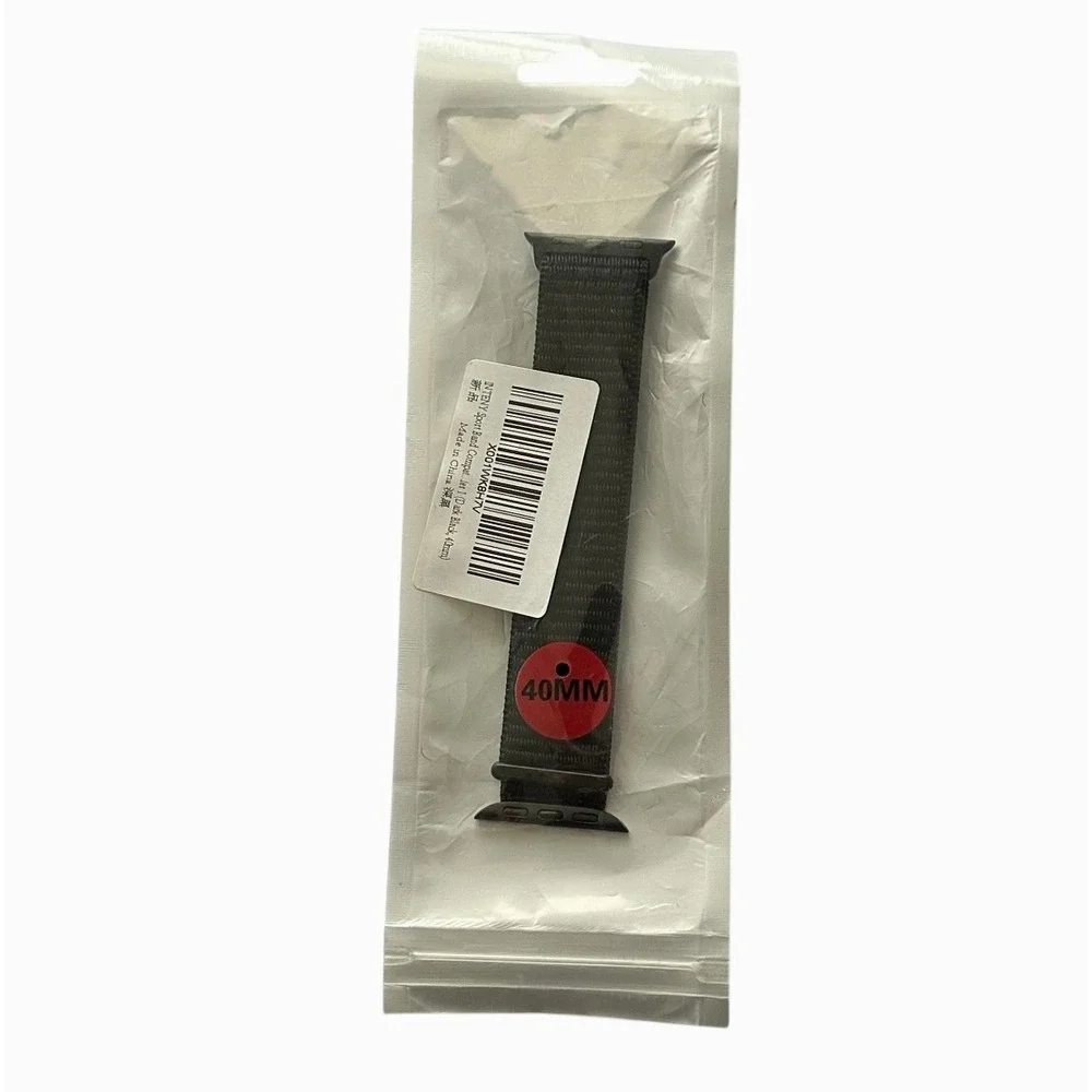 New Black Sport Band Strap For Apple Watch 40mm